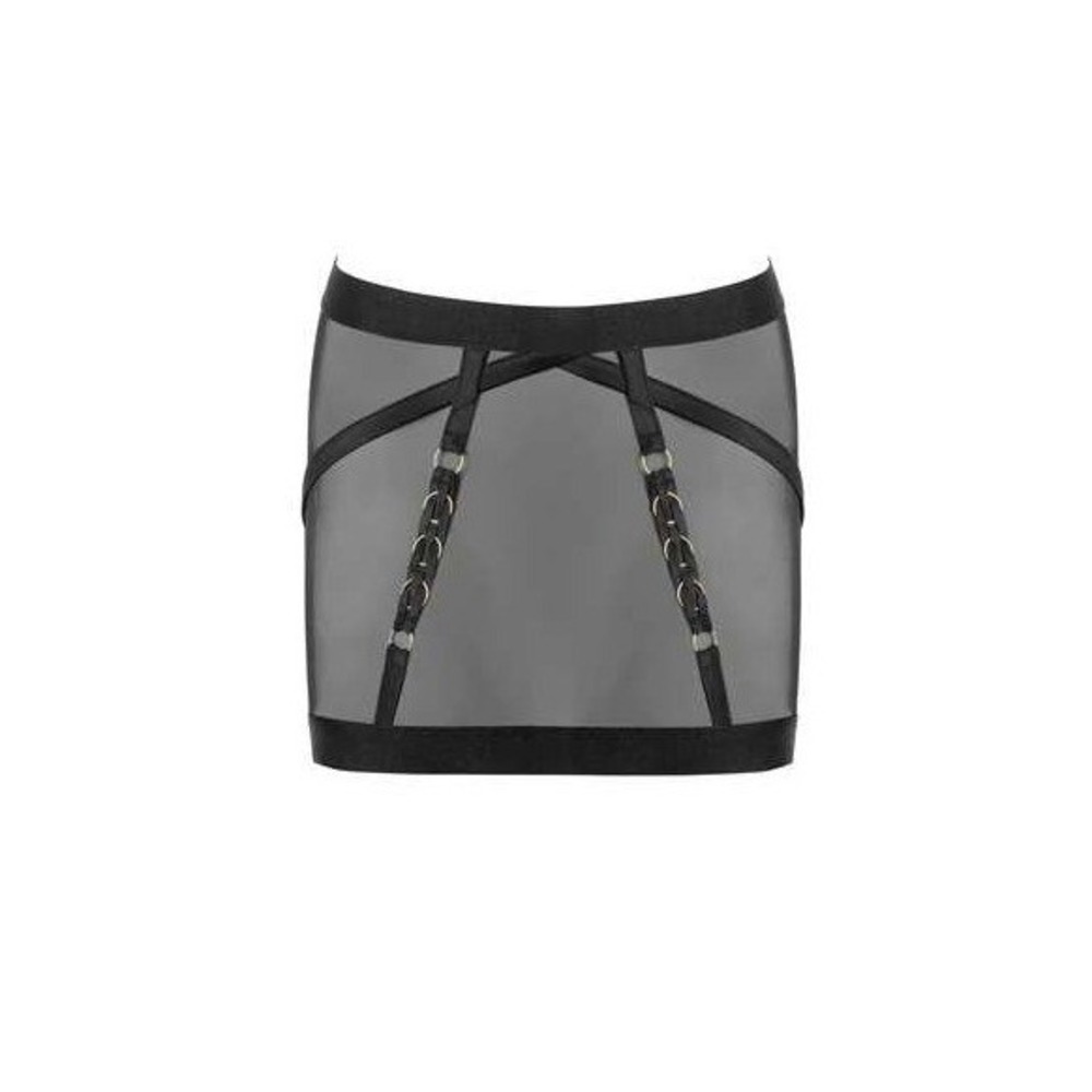 Bluebella Suri Open-back Skirt Black Size 6 Small